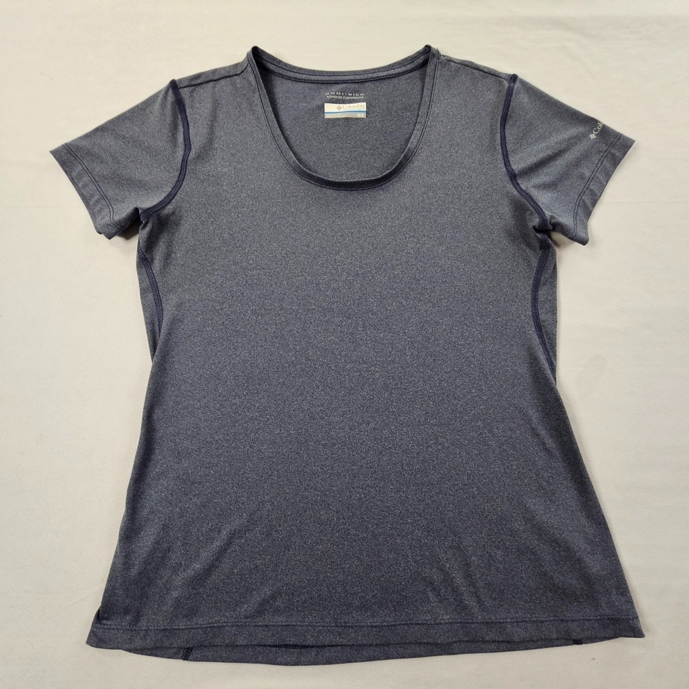 Columbia Sportswear Omni-Wick Blue Short Sleeve Performance T-Shirt Women's M